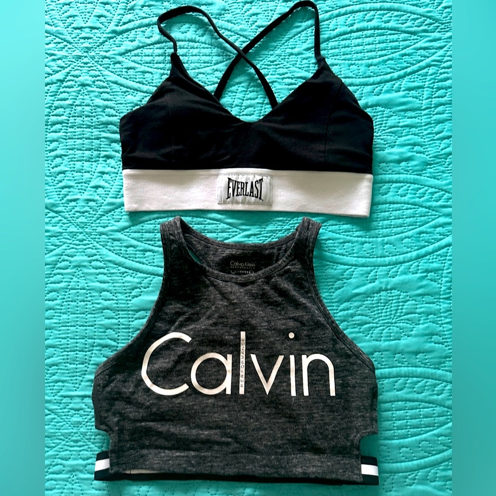 Calvin Klein & Everlast sports bra